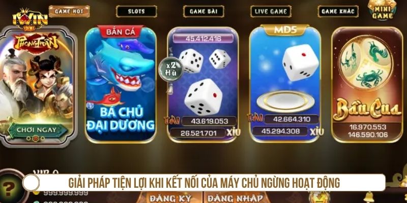 Vào IWIN Có Bị Hack Tài Khoản Không? Cách Bảo Vệ ACC Giải pháp tiện lợi khi kết nối của máy chủ ngừng hoạt động