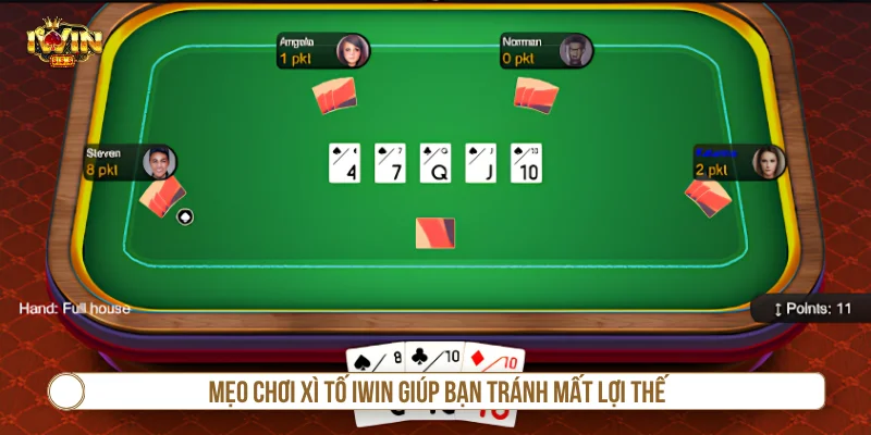 Cách Chơi Xì Tố IWIN Hay Với Kinh Nghiệm Cho Tân Thủ Mẹo chơi Xì Tố IWIN giúp bạn tránh mất lợi thế