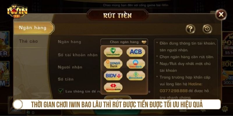 Chơi IWIN Bao Lâu Thì Rút Được Tiền? - Điều Kiện Rút Tiền Hiệu Quả Thời gian chơi iwin bao lâu thì rút được tiền được tối ưu hiệu quả