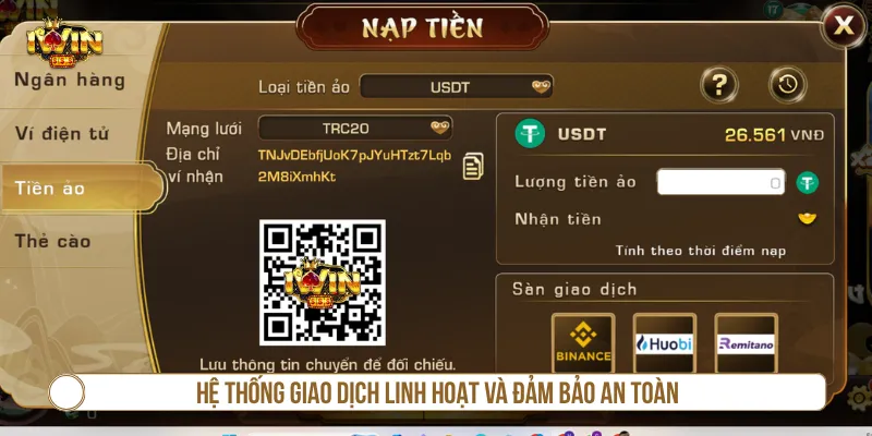 Hệ thống giao dịch minh bạch và linh hoạt theo nhu cầu