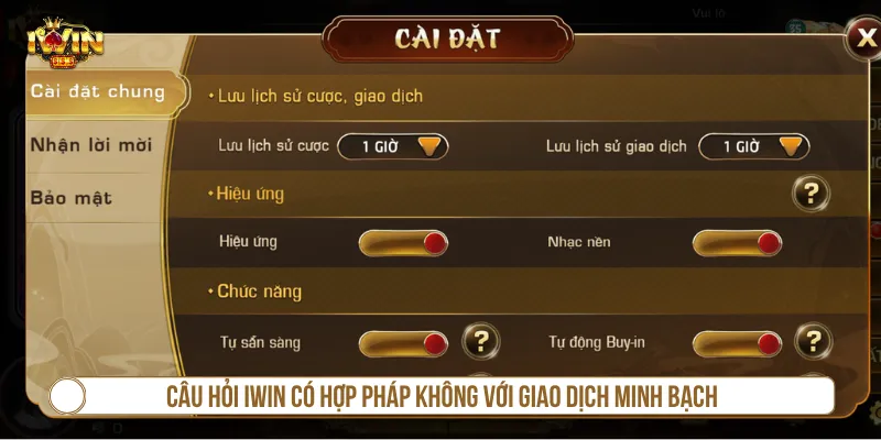 Người chơi cần xác minh đầy đủ IWIN có hợp pháp không